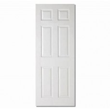 Flush 6 Panel White Door