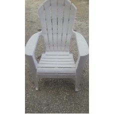 Plastic Chair Adirondeck White