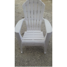 Plastic Chair Adirondeck White