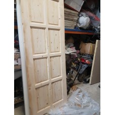 Pine Door 30"x80" 8 Panel