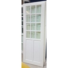 Pine Door White 32"x80" 1/2 French