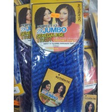 Hair 12" Jumbo Senegales Blue