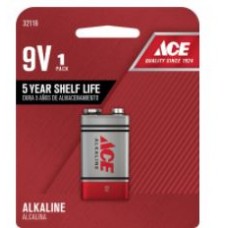 Battery ACE Alkaline 9V 1pk
