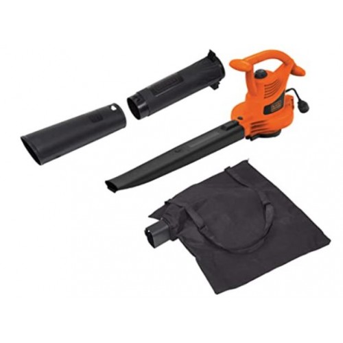BLACK & DECKER 3-in-1 Electric Leaf Blower, Leaf Vacuum, Mulcher, 12-Amp