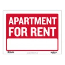 Sign Apartment for Rent 9x12