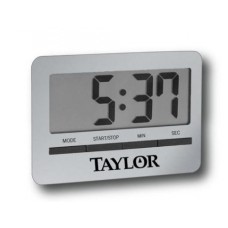 Taylor® 5846 Big Readout Digital Timer with Clock and Alarm