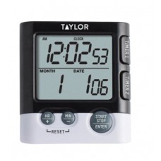 Taylor® 5828 Dual Event Digital Timer/ Clock, Hour & Minute Timing