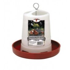 3 Pound Plastic Hanging Poultry Feeder PHF3