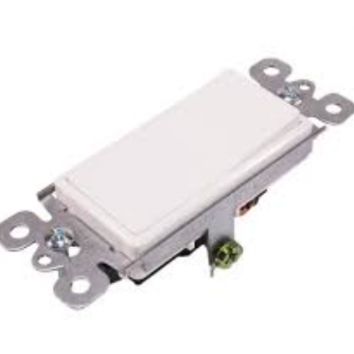 Switch 4x2 1 Gang 3 Way Decora White