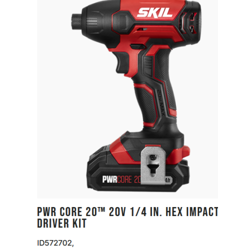 Skil Impact Driver Kit 20V ID572702