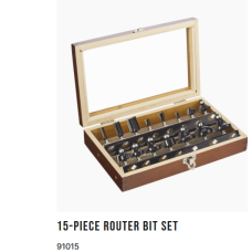 Skil 15 Pc Router Set 91015