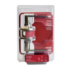 ACE Door Lock Entry Tubular Straight Lever Antique Brass